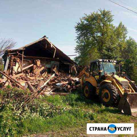 Демонтаж,вывоз мусора,снос зданий Владимир