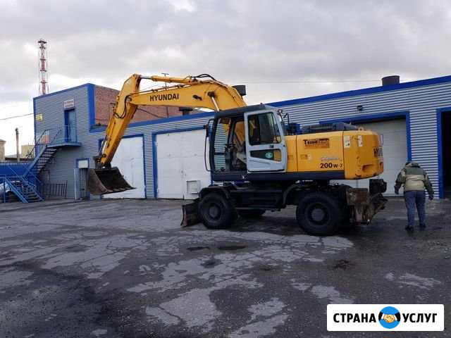Аренда экскаватора колесного hyundai R200W-7 Волгоград - изображение 1