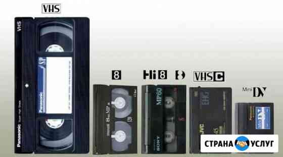 Перезапись видеокассет VHS,Video8, MiniDV,Didgita8 Курск