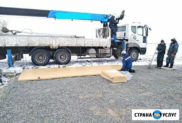 Услуги кран манипулятор автовышка 21 метр 16 тонн Омск - изображение 1
