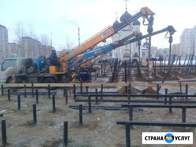 Аренда Ямобура/Ямобур/Бурение/Монтаж шпунта, лэп Видное - изображение 1