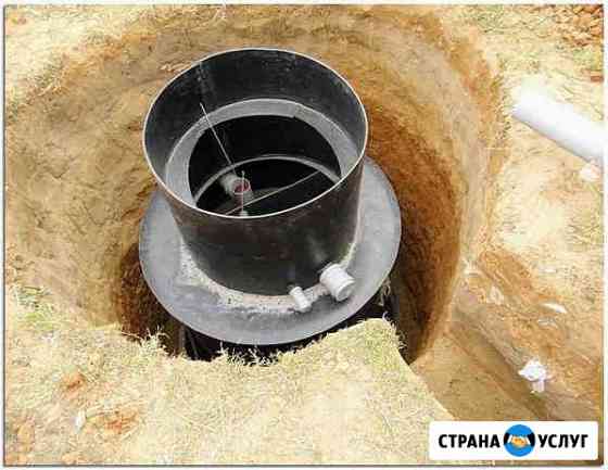 Монтаж септика вертикального Калининград