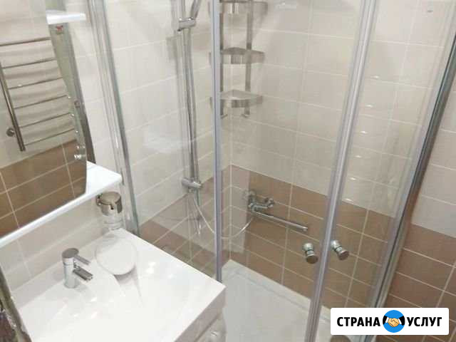 Укладка кафеля, керамогранита. Ванная под ключ Новосибирск - изображение 1