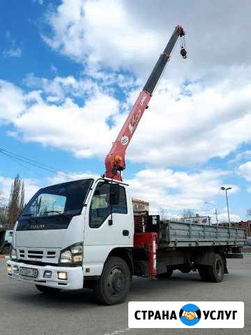 Манипулятор Уфа услуги аренда борт 5 тонн Уфа - изображение 1