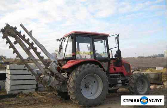 Услуги грунтореза (бара, траншеекопатель) Саратов