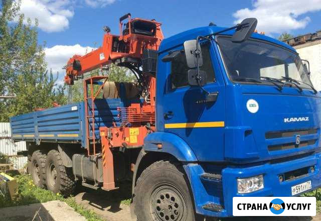 Услуга аренда манипулятора 7 тонн (6*6 вездеход) Уфа - изображение 1