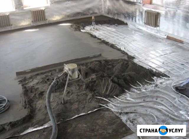 Стяжка пола, кровли Губкин - изображение 1