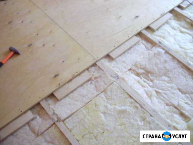 Полы из фанеры, укладка ламината, линолиума Сыктывкар - изображение 1