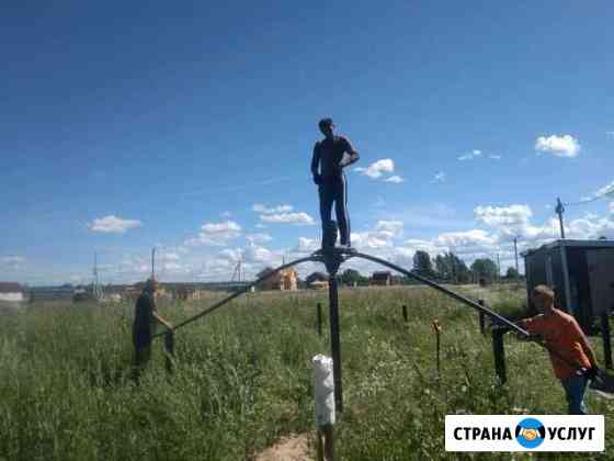 Фундамент на винтовых сваях который стоит Санкт-Петербург