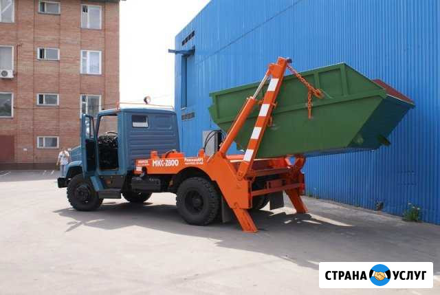 Вывоз мусора съёмным бункером 8 куб. без выходных Мурмино - изображение 1