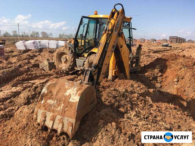 Экскаватор погрузчик JCB в д.Крутая Ждановский - изображение 1