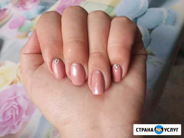 Комбинированный маникюр, Шеллак, наращивание ногте Энем - изображение 1