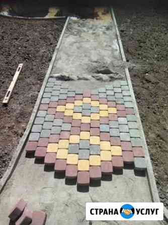 Укладка тротуарной плитки под ключ Таганрог