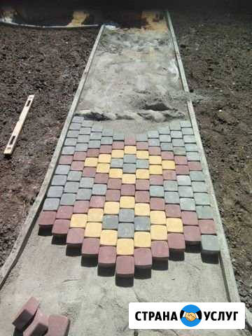 Укладка тротуарной плитки под ключ Таганрог - изображение 1