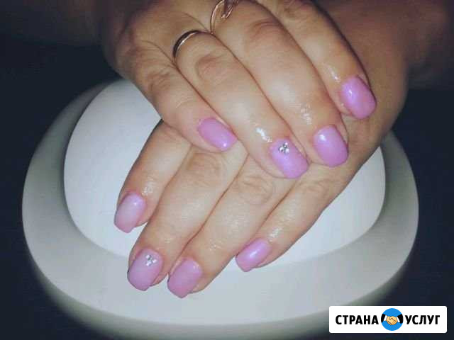 Наращивание ногтей, покрытие гель-лаком, шелак Солнечногорск - изображение 1
