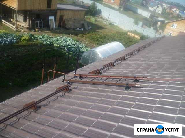 Ремонт фасада, кровли, монтаж снегозадержателей Иркутск - изображение 1