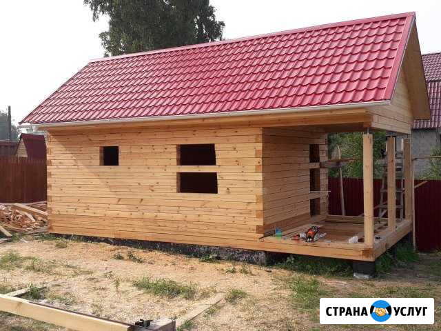 Брусовое строительство домов, бань, кровля Красноярск - изображение 1