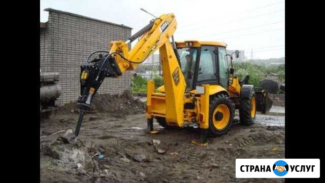 Аренда гидромолота на JCB 3CX Краснодар - изображение 1