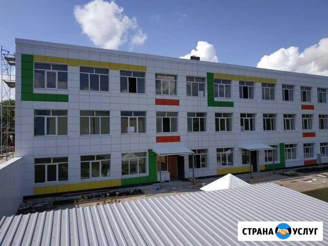 Фасад сайдинг, металлокассеты,керамогранит Шебекино - изображение 1