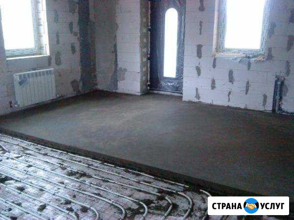 Полусухая мех стяжка пола с фиброй. Ивантеевка Ивантеевка - изображение 1
