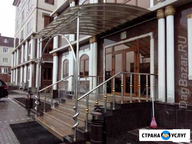 Перила поручни Навесы из нержавейки Кабардинка - изображение 1
