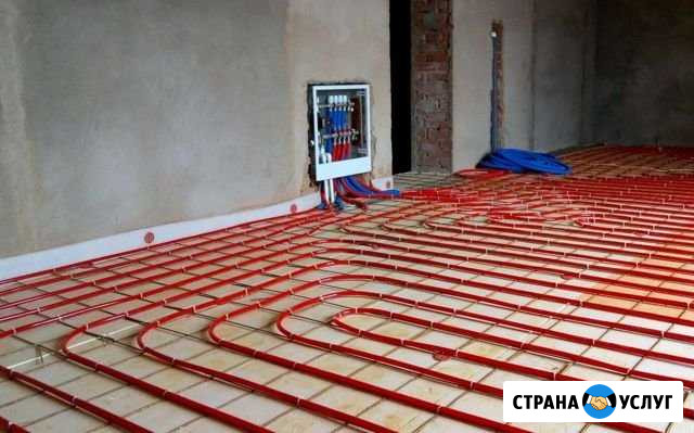 Монтаж теплых полов, батарейного отопления, водопр Кагальницкая - изображение 1
