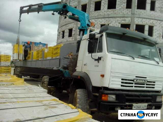 Услуги Кран Манипулятор Транспорт. перевозки камаз Сургут - изображение 1