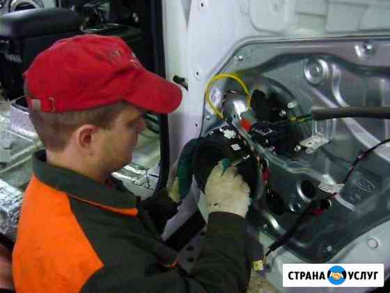 Установка магнитол, колонок, усилителя выезд Москва