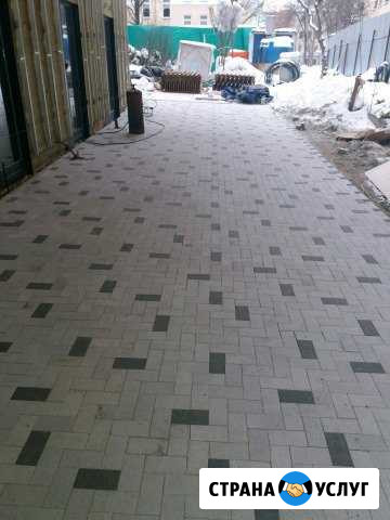 Укладка тротуарной плитки Москва - изображение 1