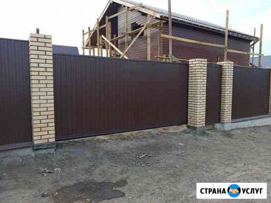 Каркас откатных ворот Красноярск