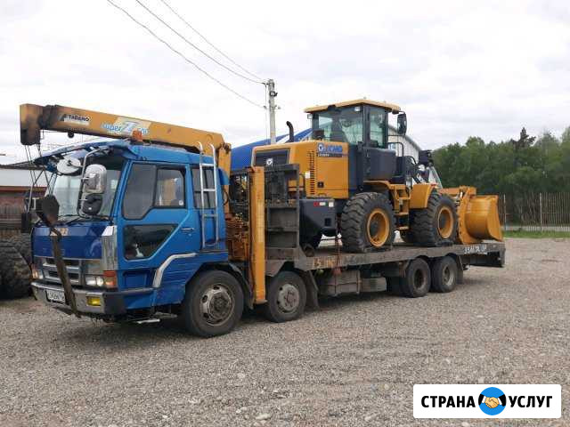 Грузовой эвакуатор спецтехники низкорамный Иркутск - изображение 1