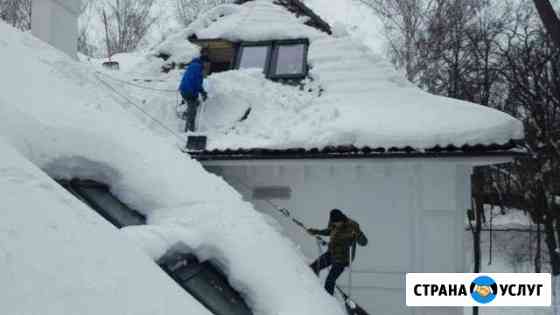 Очистка крыш от снега и наледи Самара