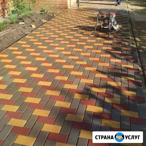 Укладка любой тротуарной плитки Староминская - изображение 1