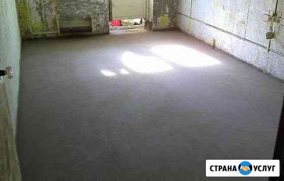 Стяжка пола без перепадов и трещин. Все по уму Москва