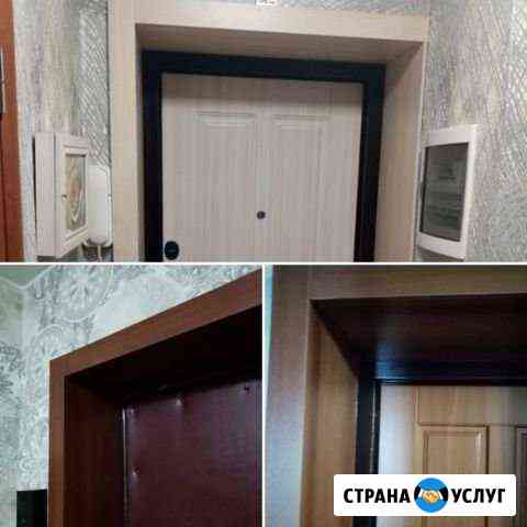 Монтаж, изготовление откосов на двери Саратов