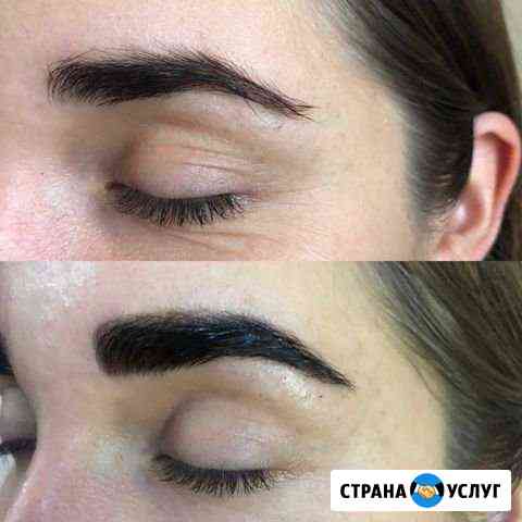 Окрашивание и ламинирование бровей Москва