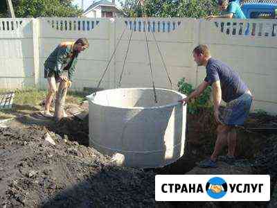 Сливные ямы под ключ, бестраншейная укладка водопр Бердск