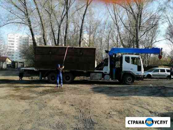 Перевозка гаражей, услуги манипулятора Томск