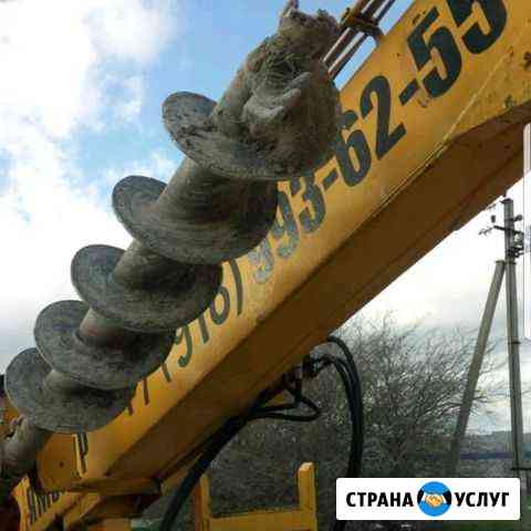 Ямобур Бурение Ям Свай Забор Скважин Буровая Новороссийск