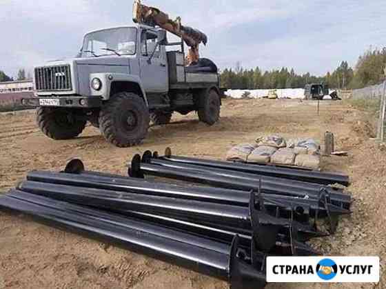 Установка свайного фундамента Раменское