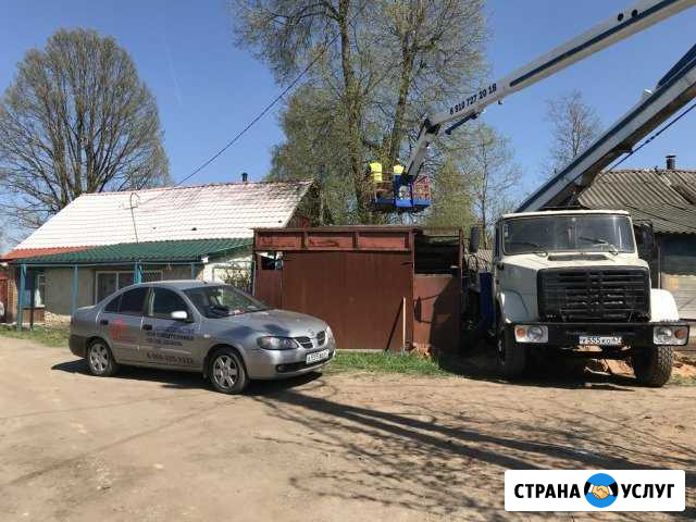 Спил деревьев Аренда автовышки Сафоново - изображение 1