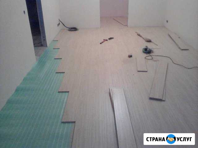 Укладка ламината,фанеры, линолеума, плинтуса Новочебоксарск - изображение 1