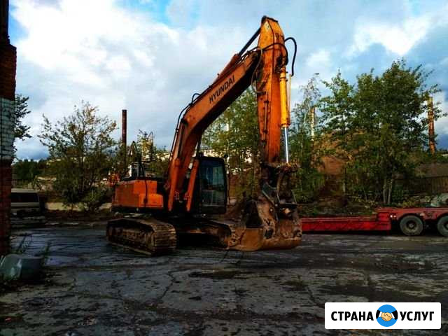 Аренда экскаватора гусеничного Hyundai 210 Череповец - изображение 1