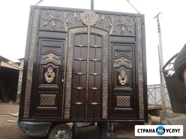 Кованные ворота Новокаякент - изображение 1