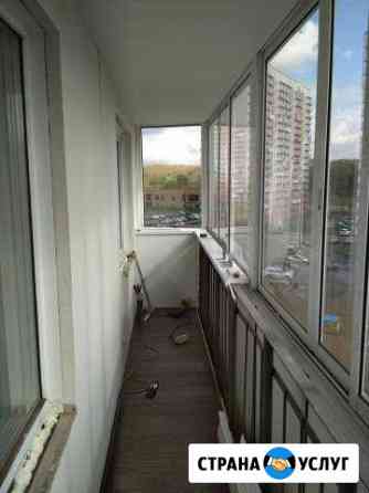 Отделка балконов, регулировка, замена стёкол Новокузнецк