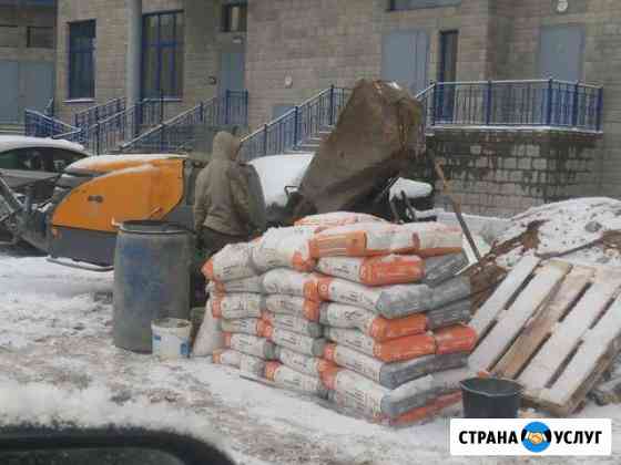 Полусухая и полистиролбетонная стяжка пола Воскресенск