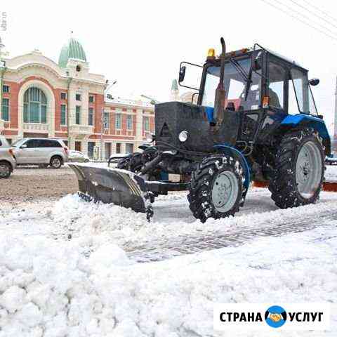 Уборка снега трактором мтз Тольятти