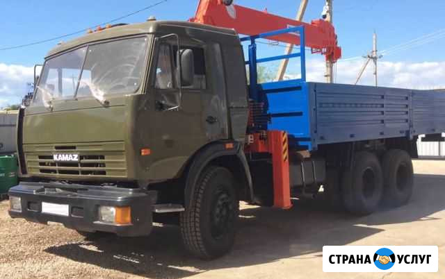 Услуги крана манипулятора,камаз вездеход 12т Пенза - изображение 1