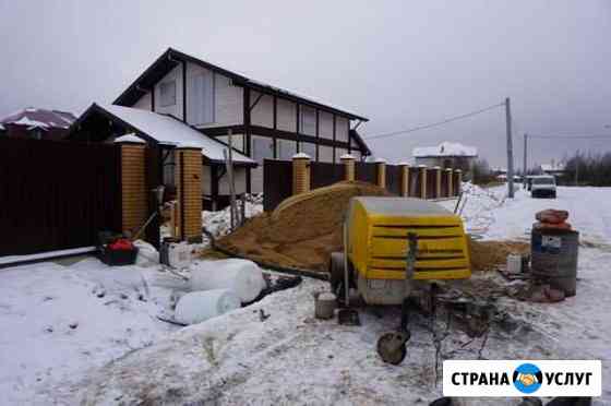 Полусухая стяжка пола до минус 20. Озеры Озёры