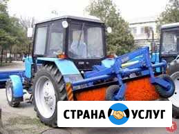 Услуги щетки,косой отвал(трактор мтз) Томск - изображение 1